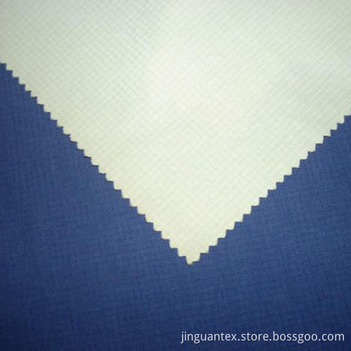 Polyester Pongee Ripstop Milky-coated Fabric